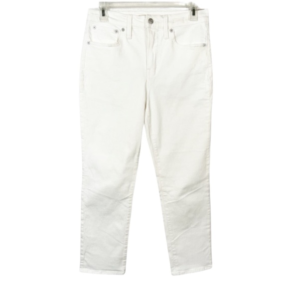 Madewell The Petite Perfect Vintage High Rise 90s Mom Jean in Tile White NE027 - Picture 3 of 6